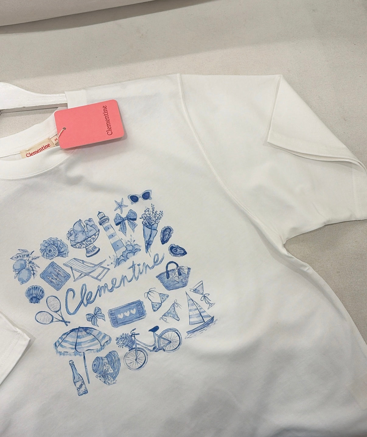 Hamptons Tee - White