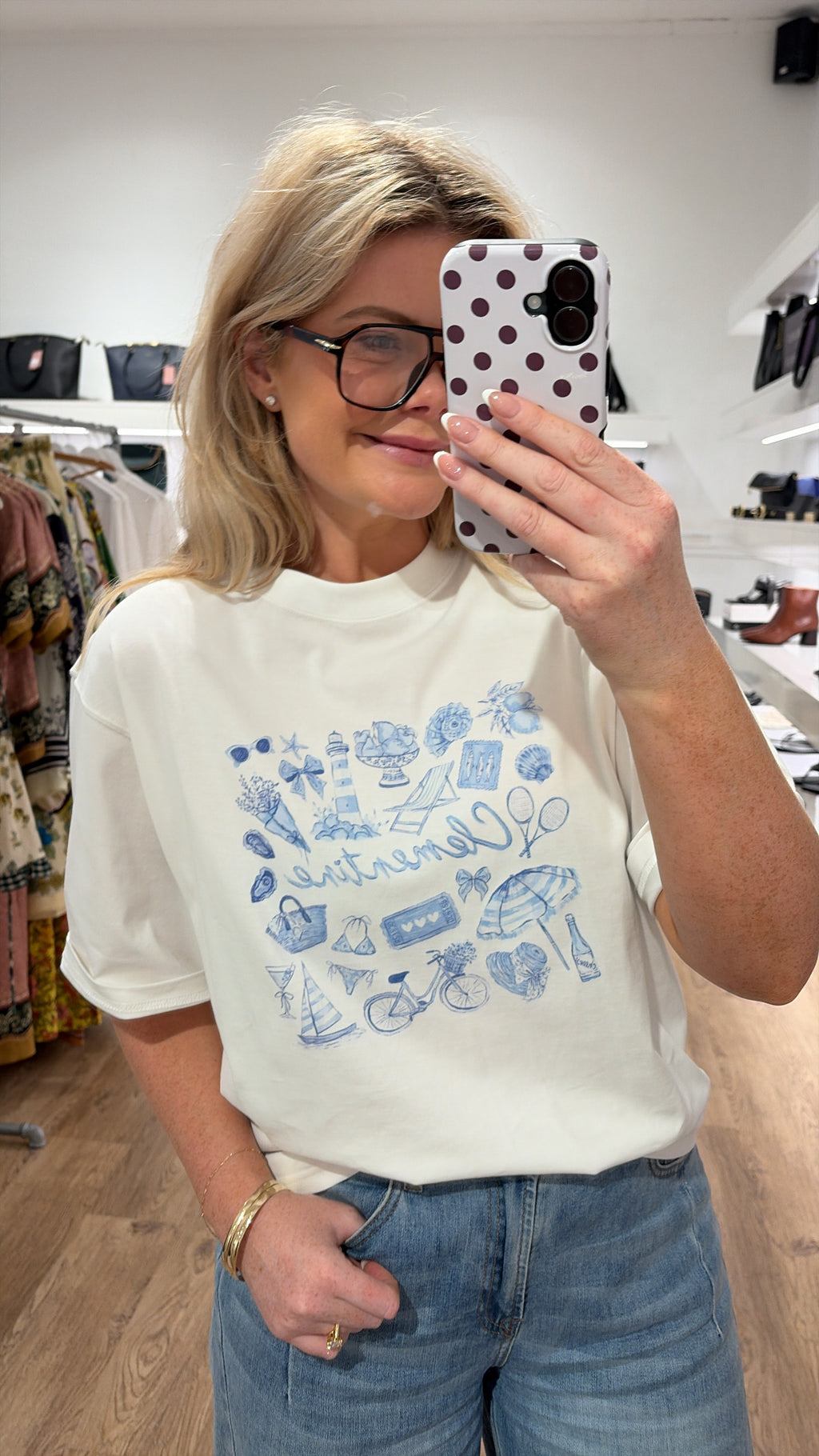 Hamptons Tee - White