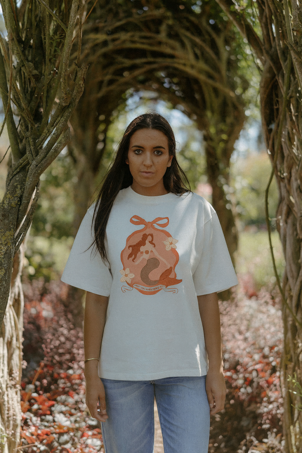 Where The Waves Meet Tee - White