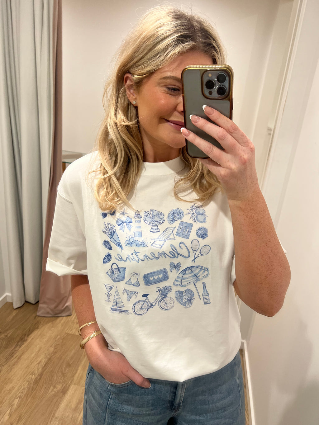 Hamptons Tee - White