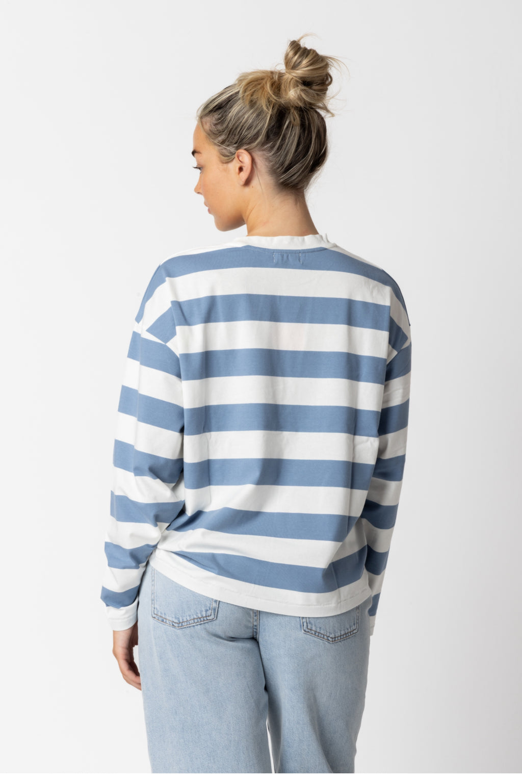 Candy Stripe long Sleeve Tee - Blue Coming Soon