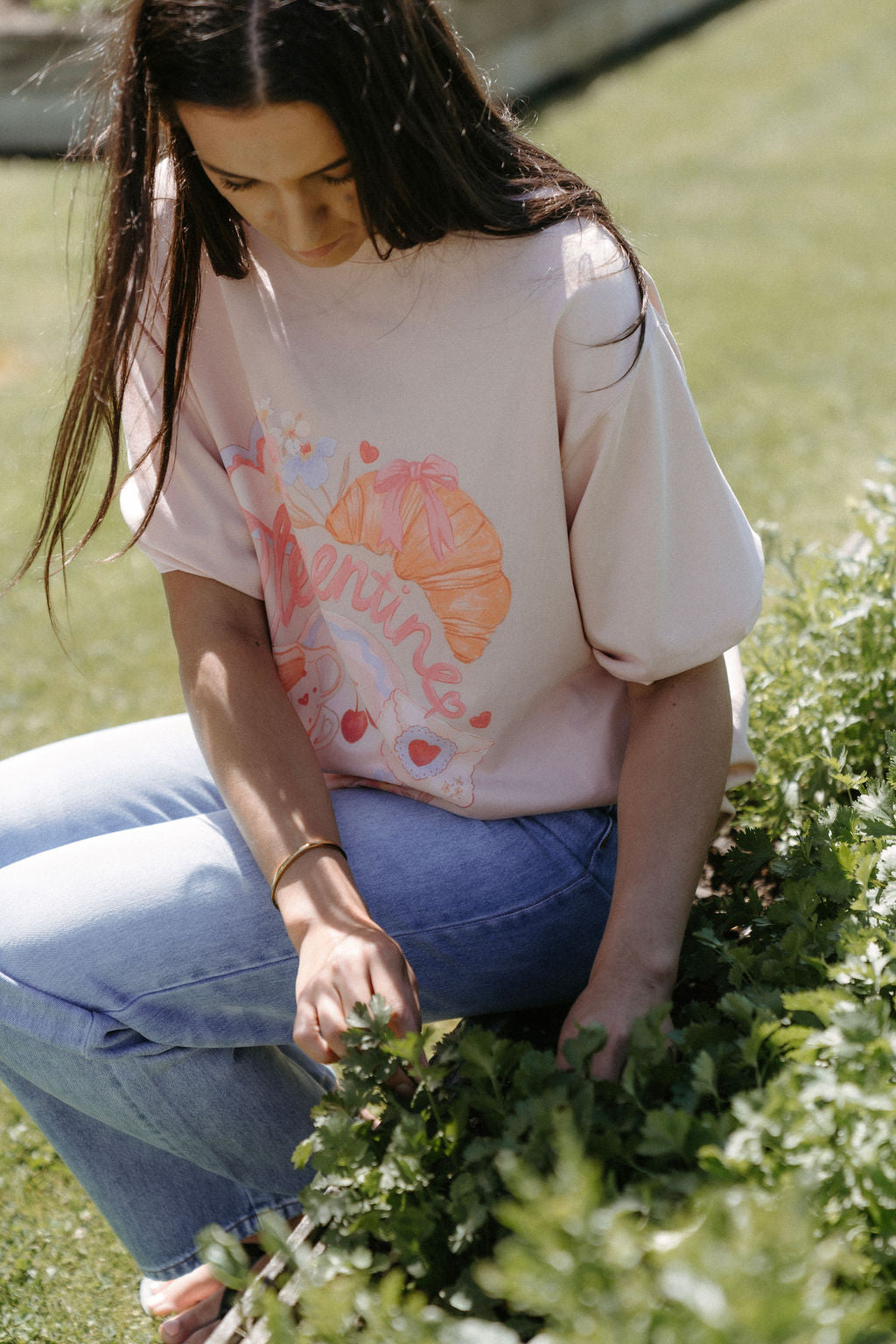 Favourite Things Tee - Dusky Pink