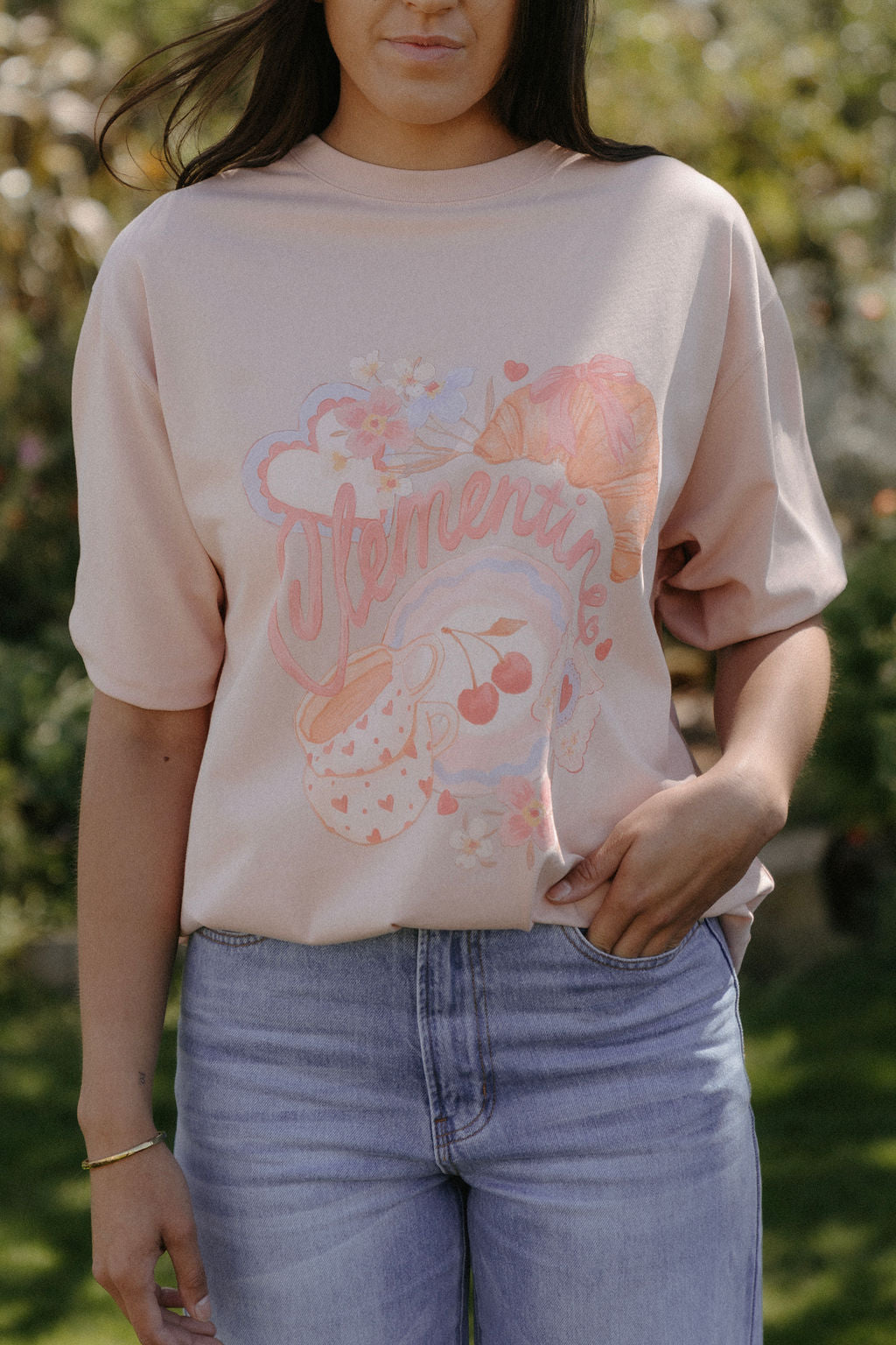 Favourite Things Tee - Dusky Pink